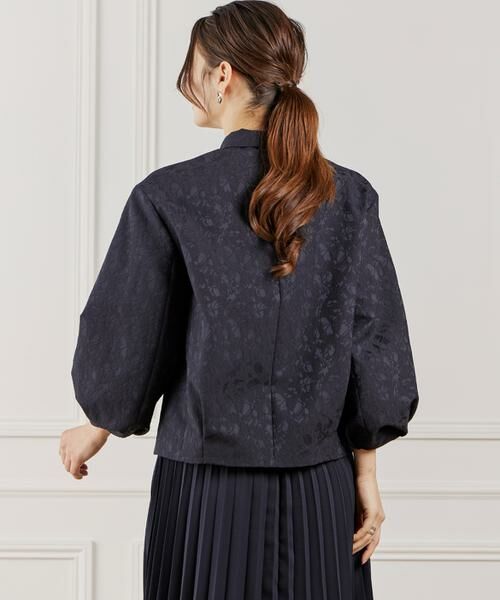 INED / イネド ノーカラージャケット | ジャガードノーカラージャケット | 詳細13