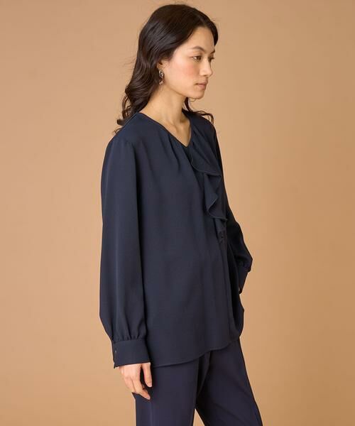 INED / イネド シャツ・ブラウス | 《大きいサイズ》ラッフルブラウス | 詳細7