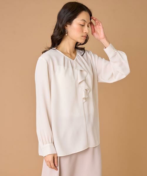 INED / イネド シャツ・ブラウス | 《大きいサイズ》ラッフルブラウス | 詳細27
