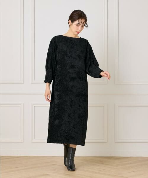 INED / イネド ミニ丈・ひざ丈ワンピース | 《大きいサイズ》ジャガードワンピース | 詳細2