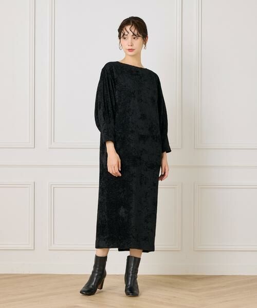 INED / イネド ミニ丈・ひざ丈ワンピース | 《大きいサイズ》ジャガードワンピース | 詳細3