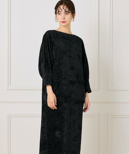 INED / イネド ミニ丈・ひざ丈ワンピース | 《大きいサイズ》ジャガードワンピース | 詳細6