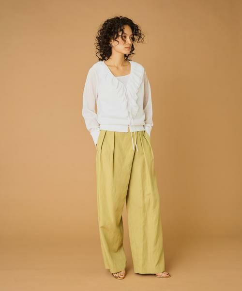 INED / イネド スラックス・ドレスパンツ | ラップパンツ　 | 詳細2