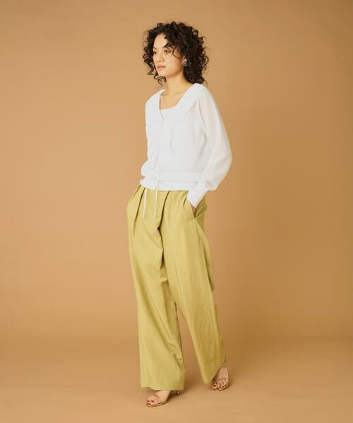 INED / イネド スラックス・ドレスパンツ | ラップパンツ　 | 詳細3