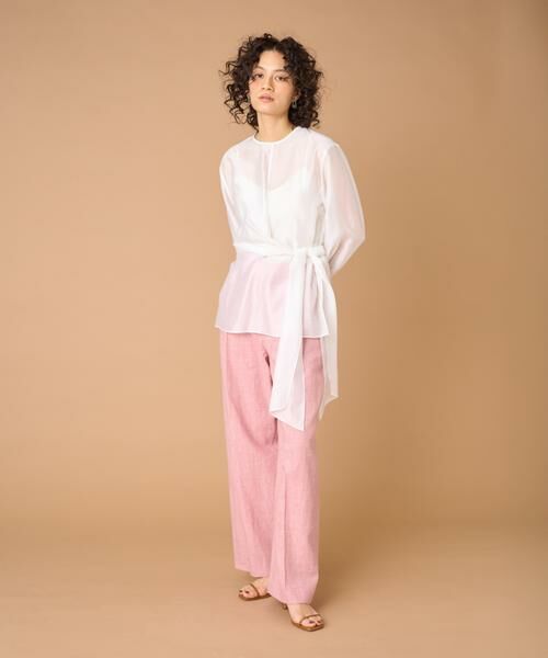 INED / イネド シャツ・ブラウス | 《大きいサイズ》ラップブラウス | 詳細8