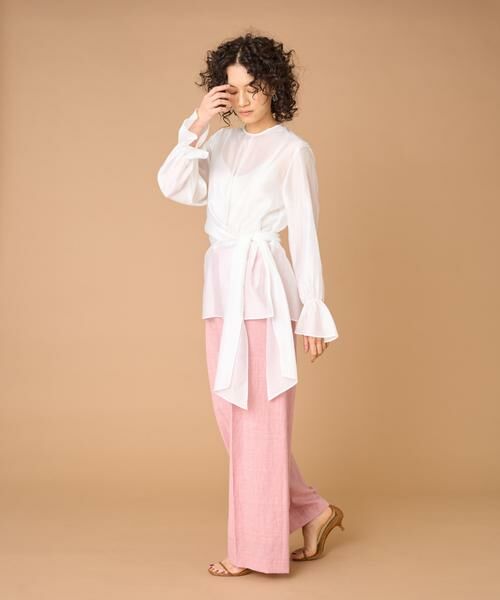 INED / イネド シャツ・ブラウス | 《大きいサイズ》ラップブラウス | 詳細9