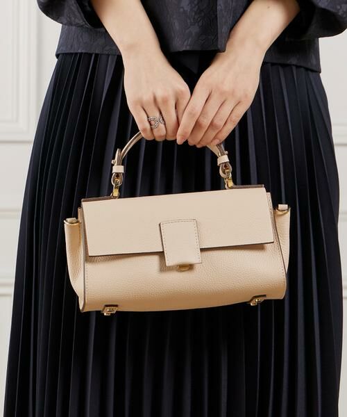 INED / イネド ハンドバッグ | BETH ワンハンドルバッグ《LORISTELLA/ロリステッラ》（ベージュ2）
