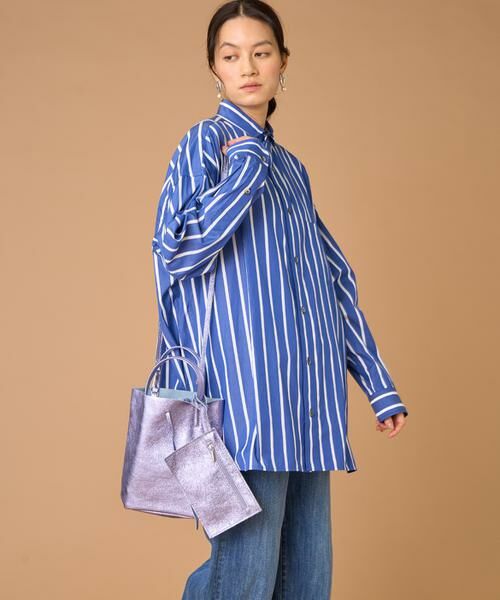 INED / イネド トートバッグ | メタリックミニトートバッグ《MILLELA FIRENZE》 | 詳細11