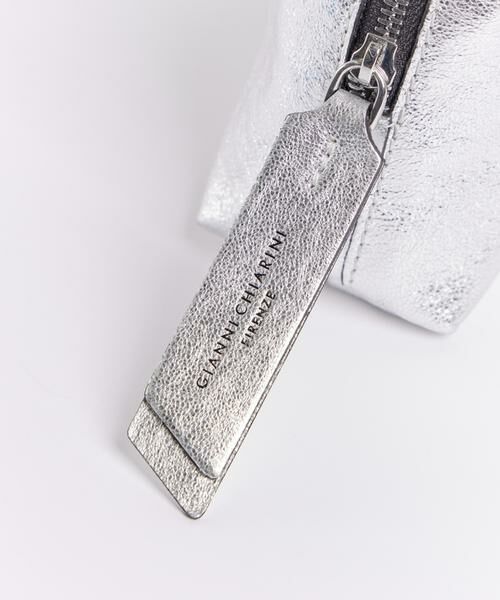 INED / イネド ハンドバッグ | ALIFA S メタリックミニレザーバッグ《GIANNI CHIARINI》 | 詳細5
