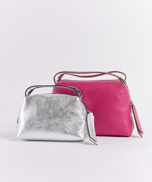 INED / イネド ハンドバッグ | ALIFA S メタリックミニレザーバッグ《GIANNI CHIARINI》 | 詳細9