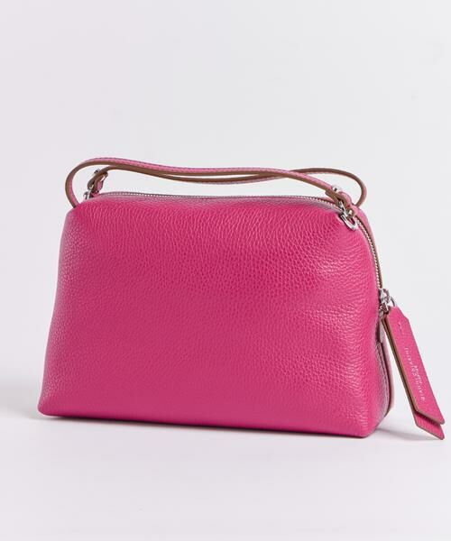 INED / イネド ハンドバッグ | ALIFA M ミニレザーバッグ《GIANNI CHIARINI》（ピンク1）