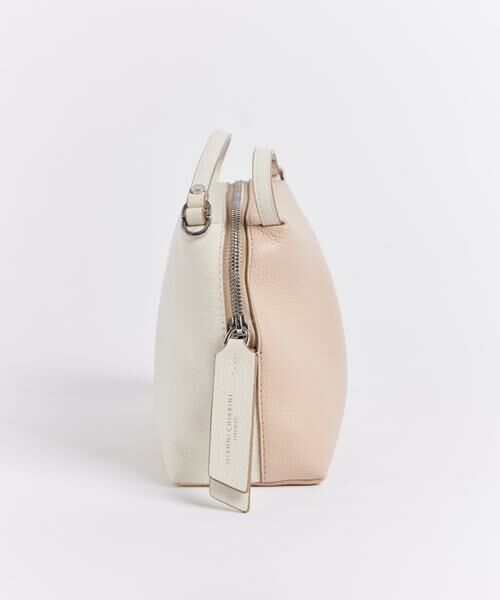 INED / イネド ハンドバッグ | ALIFA M バイカラーミニレザーバッグ《GIANNI CHIARINI》 | 詳細2