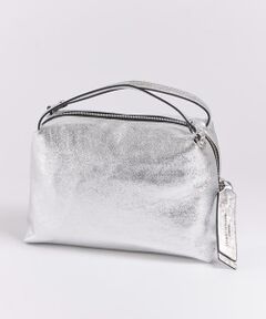 INED / イネド ハンドバッグ | ALIFA M メタリックミニレザーバッグ《GIANNI CHIARINI》