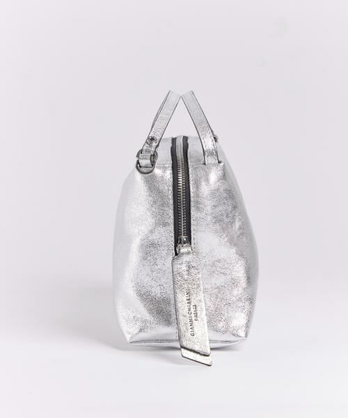 INED / イネド ハンドバッグ | ALIFA M メタリックミニレザーバッグ《GIANNI CHIARINI》 | 詳細2