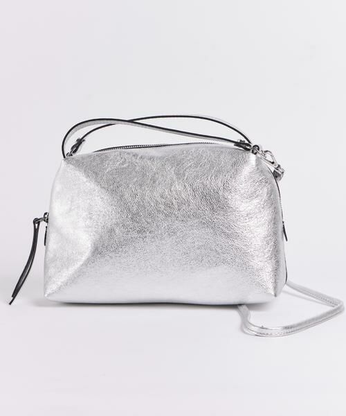 INED / イネド ハンドバッグ | ALIFA M メタリックミニレザーバッグ《GIANNI CHIARINI》 | 詳細8