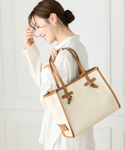 INED / イネド トートバッグ | MARCELLA M スクエアトートバッグ《GIANNI CHIARINI》 | 詳細11