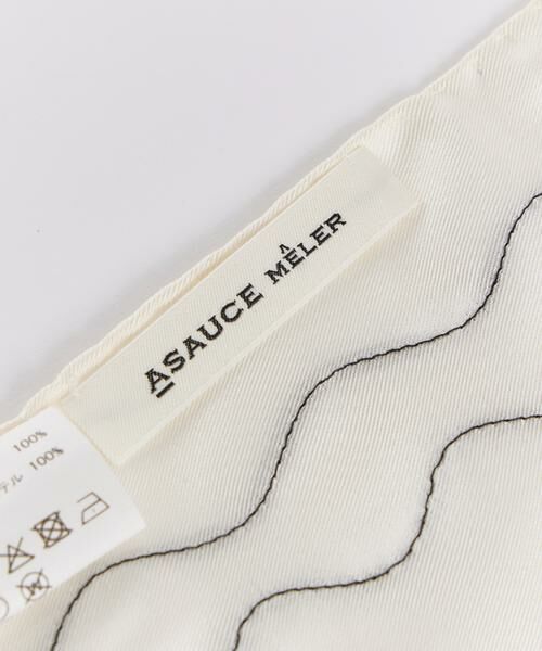 INED / イネド マフラー・ショール・スヌード・ストール | テープエンブロイダリースカーフII《ASAUCE MELER》 | 詳細5