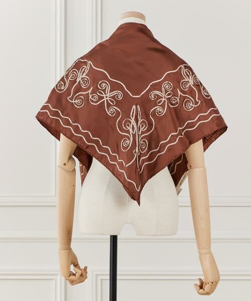 INED / イネド マフラー・ショール・スヌード・ストール | テープエンブロイダリースカーフII《ASAUCE MELER》 | 詳細8