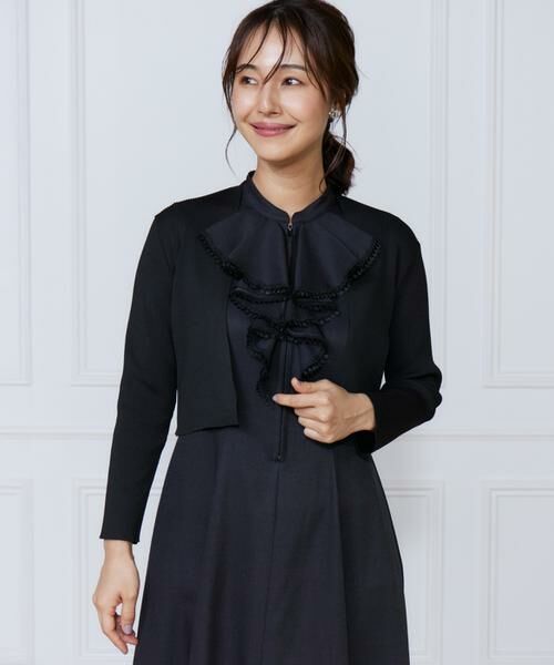 INED / イネド カーディガン・ボレロ | リブショート丈ボレロ | 詳細13