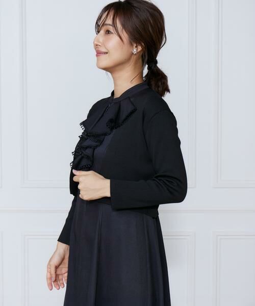 INED / イネド カーディガン・ボレロ | リブショート丈ボレロ | 詳細14