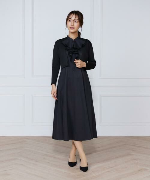 INED / イネド カーディガン・ボレロ | リブショート丈ボレロ | 詳細2