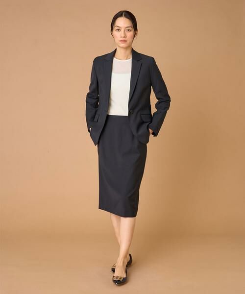 INED / イネド ミニ・ひざ丈スカート | 《大きいサイズ》ペンシルスカート | 詳細2