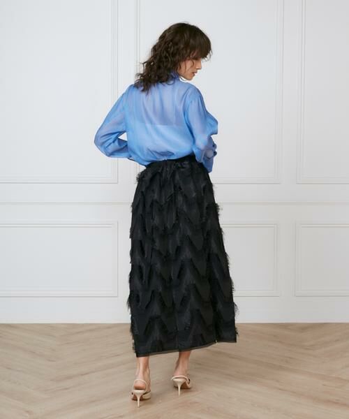 INED / イネド シャツ・ブラウス | 《大きいサイズ》オーガンジーシャツ《la veille by SUPERIOR CLOSET》 | 詳細5