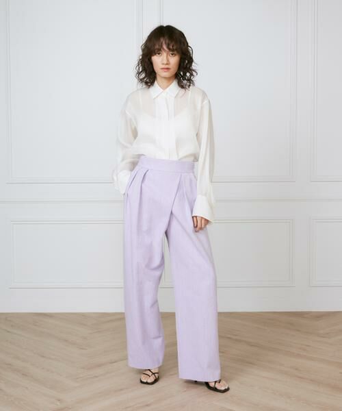 INED / イネド シャツ・ブラウス | 《大きいサイズ》オーガンジーシャツ《la veille by SUPERIOR CLOSET》 | 詳細6