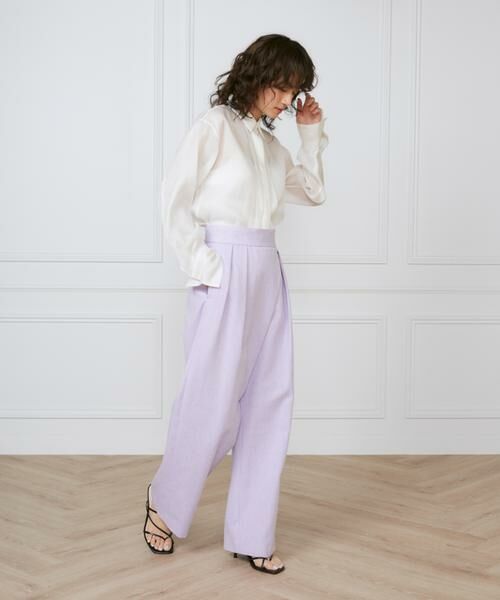 INED / イネド シャツ・ブラウス | 《大きいサイズ》オーガンジーシャツ《la veille by SUPERIOR CLOSET》 | 詳細7