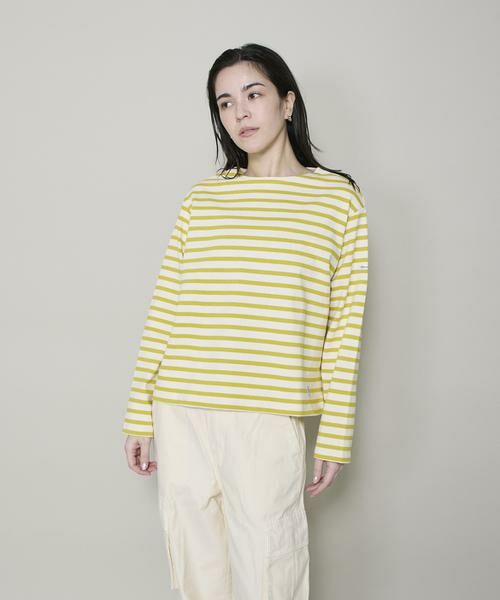 INED / イネド カットソー | クルーネックカットソー《ORCIVAL》（イエロー）