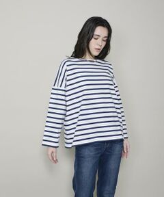 INED / イネド Tシャツ | ボートネックカットソー　PETIT COPAIN《Le minor》