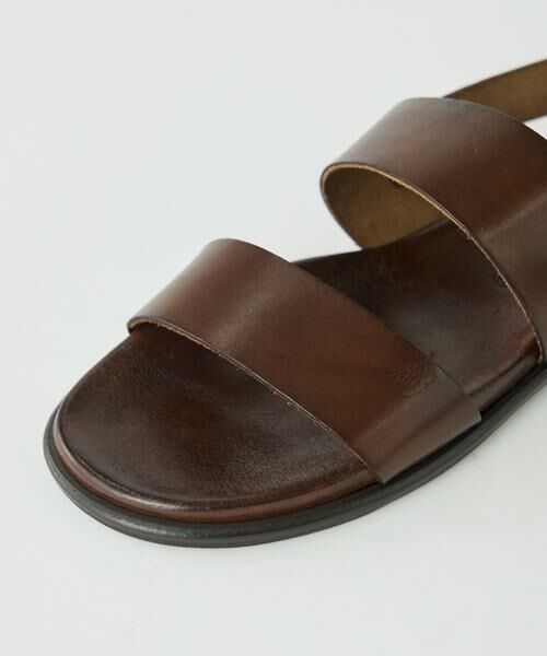 INED / イネド サンダル | ワイドベルトフラットサンダル《CORSO ROMA,9》 | 詳細4