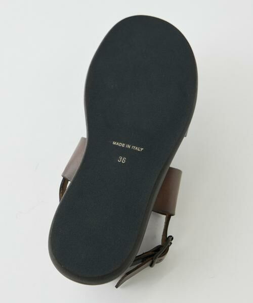 INED / イネド サンダル | ワイドベルトフラットサンダル《CORSO ROMA,9》 | 詳細6