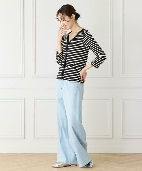 INED / イネド カットソー | Vネックカットソーカーディガン《Le minor》 | 詳細4