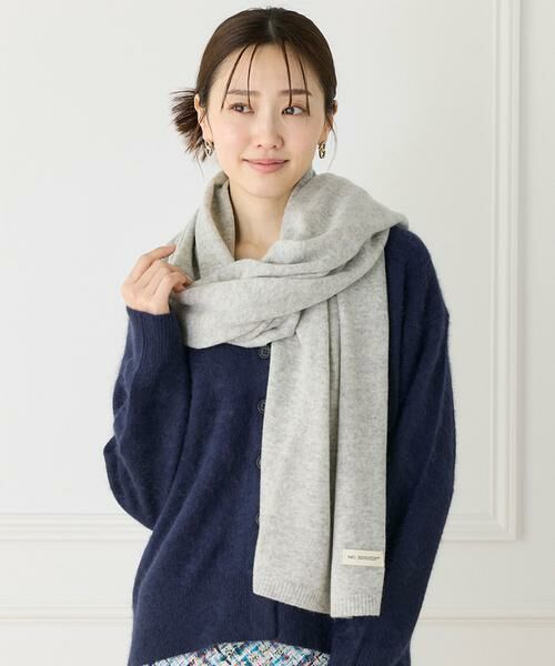 INED / イネド マフラー・ショール・スヌード・ストール | ウールカシミヤストール | 詳細2