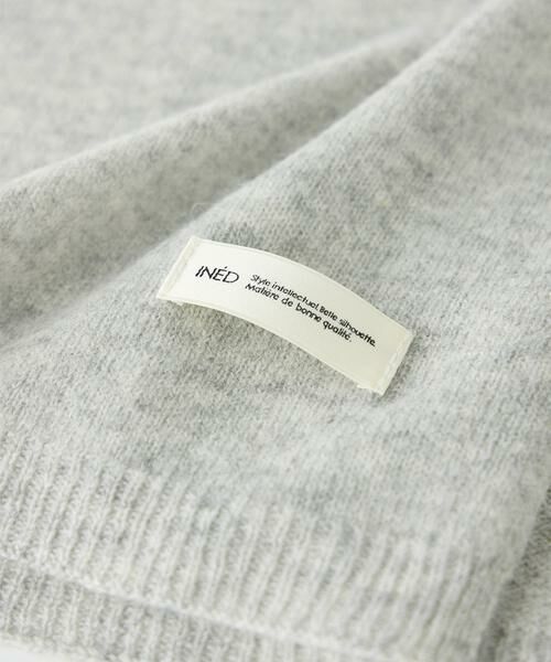 INED / イネド マフラー・ショール・スヌード・ストール | ウールカシミヤストール | 詳細4