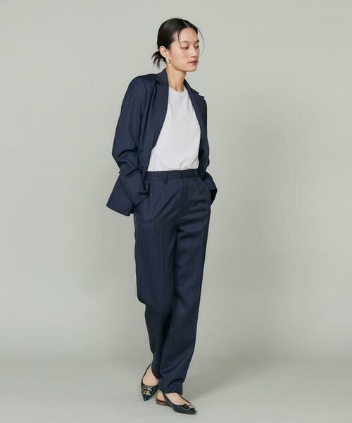 INED / イネド テーラードジャケット | シルクウールストライプシングルジャケット | 詳細3