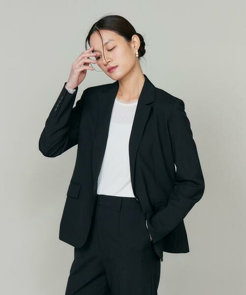 INED / イネド テーラードジャケット | 《大きいサイズ》オゾン防縮加工シングルジャケット | 詳細6