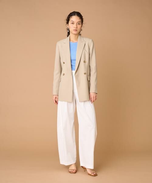 INED / イネド テーラードジャケット | 《大きいサイズ》ダブルブレストジャケット | 詳細2