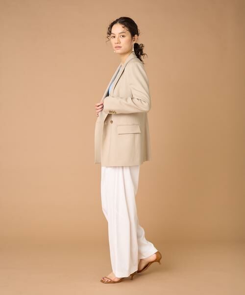 INED / イネド テーラードジャケット | 《大きいサイズ》ダブルブレストジャケット | 詳細4