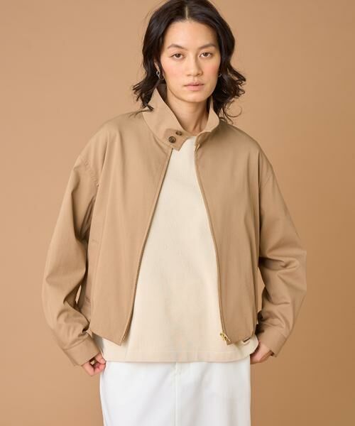 INED / イネド ブルゾン | スタンドカラー ブルゾン（キャメル1）
