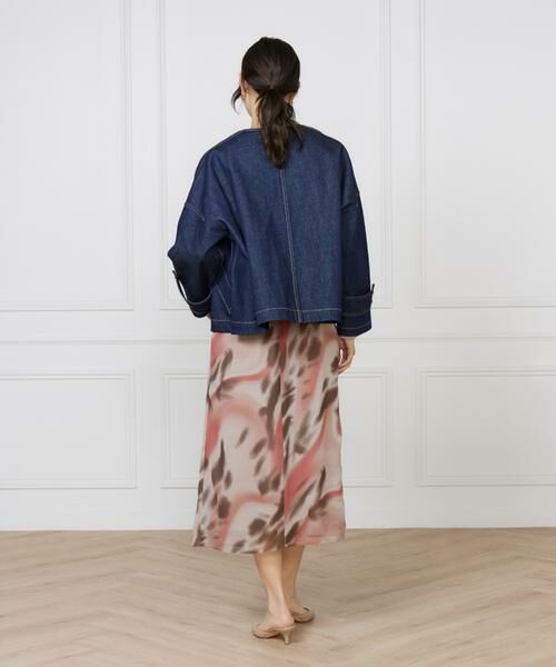 INED / イネド Gジャン・デニムジャケット | ショートデニムジャケット MALTON NO COLLAR SHORT DENIM《Traditional Weatherwear》 | 詳細5