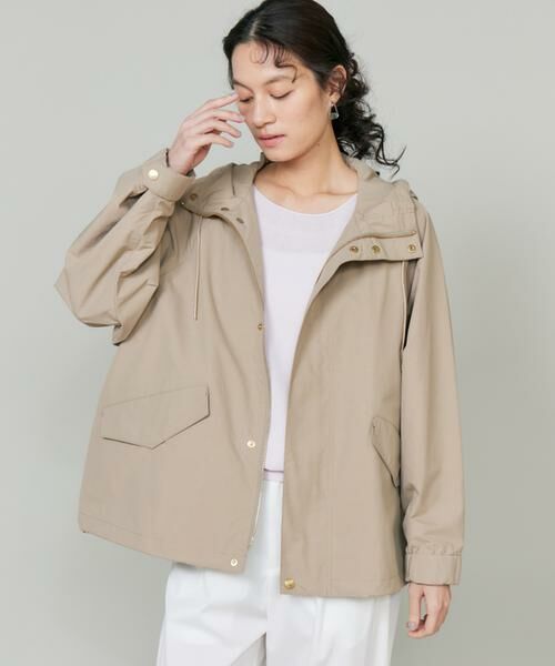 INED / イネド その他アウター | ショートモッズコート SELSEY Short《Traditional Weatherwear》（ベージュ2）