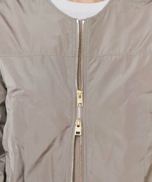 INED / イネド ブルゾン | ノーカラーブルゾン ELYS JACKET《WOOLRICH》 | 詳細14