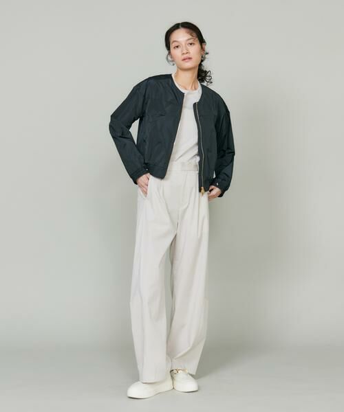 INED / イネド ブルゾン | ノーカラーブルゾン ELYS JACKET《WOOLRICH》 | 詳細7