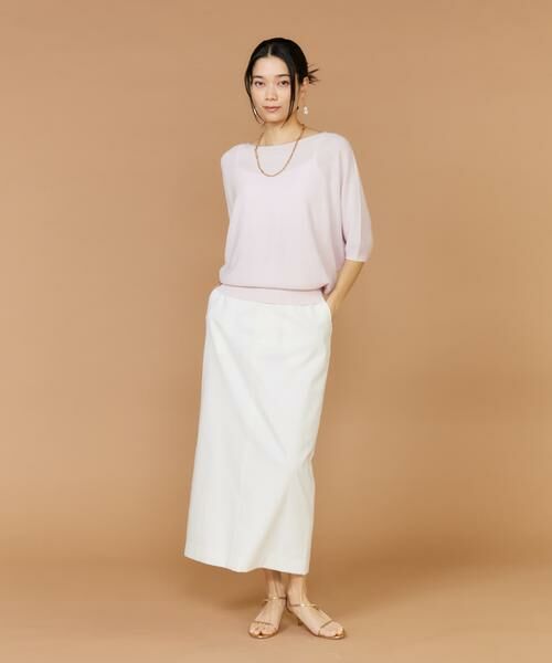 INED / イネド ミニ・ひざ丈スカート | 《大きいサイズ》タイトスカート | 詳細10