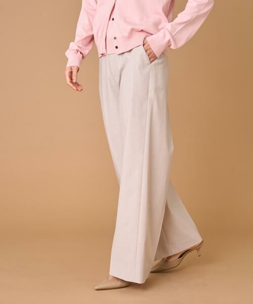 INED / イネド その他パンツ | セミワイドパンツ（ベージュ2）