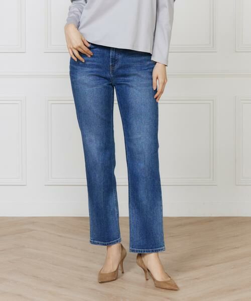 INED / イネド デニムパンツ | スリムストレートデニム Celery Long《Healthy DENIM》 | 詳細1