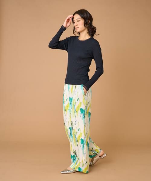 INED / イネド ニット・セーター | シアードッキングリブニット | 詳細15