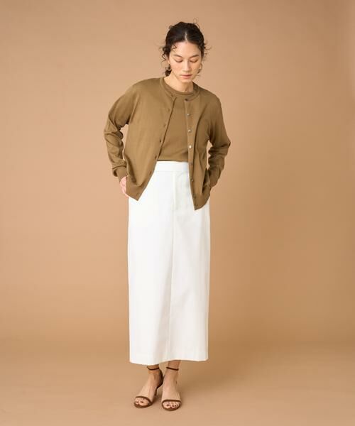 INED / イネド ニット・セーター | FF30ゲージクルーネック5分袖ニット | 詳細14